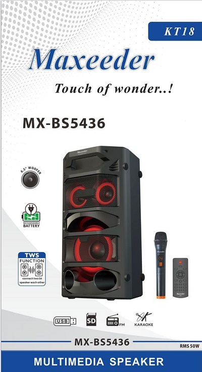 اسپیکر مکسیدر MX-BS5436-KT18
