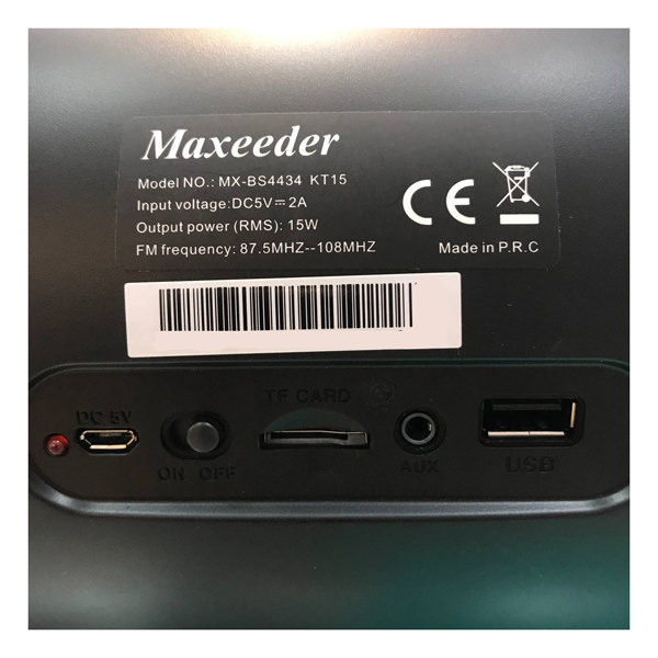 اسپیکر مکسیدر MX-BS4434-KT15